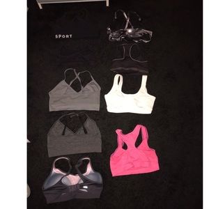 9 sports bra’s - Very comfortable to workout in!